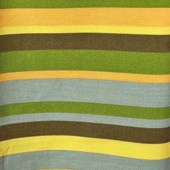 Robert Allen Striped Cotton Fabric 2.75 Yards Upholstery Retro Mod 56” 2008 - Picture 5 of 6